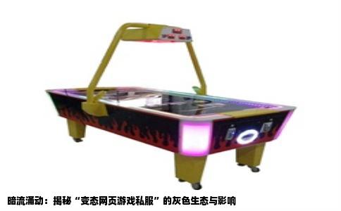 暗流涌动：揭秘“变态网页游戏私服”的灰色生态与影响