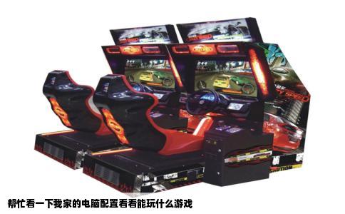 帮忙看一下我家的电脑配置看看能玩什么游戏