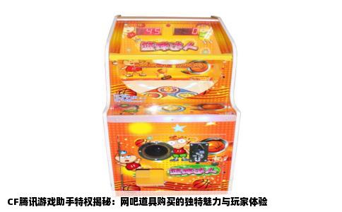 CF腾讯游戏助手特权揭秘：网吧道具购买的独特魅力与玩家体验