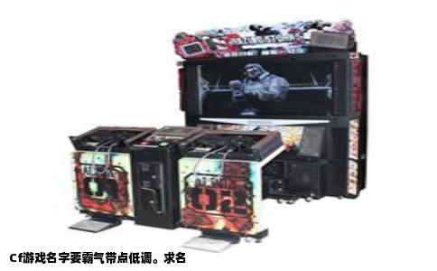 Cf游戏名字要霸气带点低调。求名