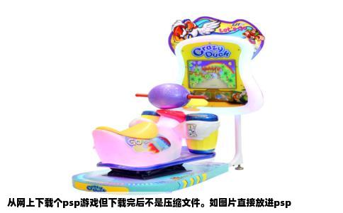 从网上下载个psp游戏但下载完后不是压缩文件。如图片直接放进psp