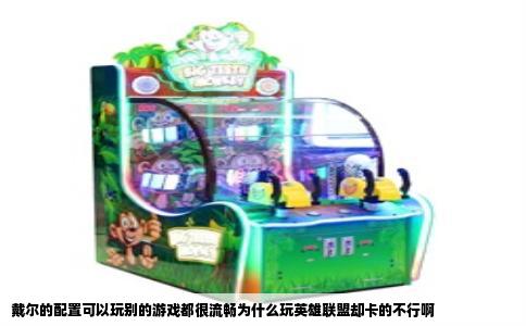 戴尔的配置可以玩别的游戏都很流畅为什么玩英雄联盟却卡的不行啊