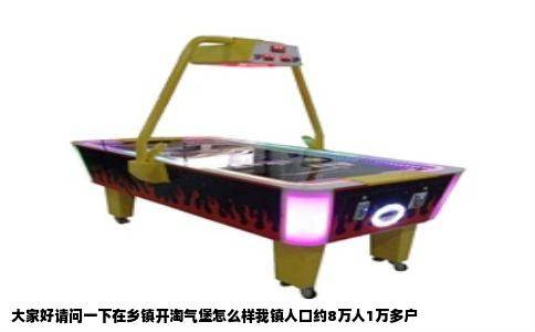 大家好请问一下在乡镇开淘气堡怎么样我镇人口约8万人1万多户