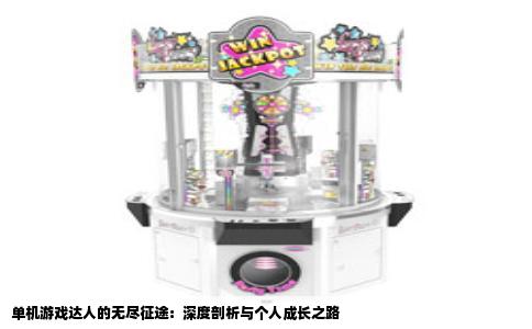 单机游戏达人的无尽征途：深度剖析与个人成长之路