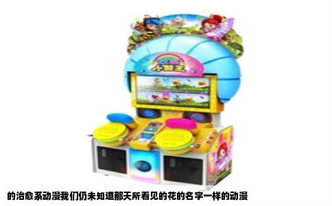 的治愈系动漫我们仍未知道那天所看见的花的名字一样的动漫