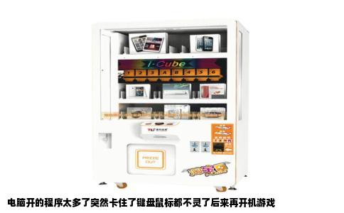 电脑开的程序太多了突然卡住了键盘鼠标都不灵了后来再开机游戏