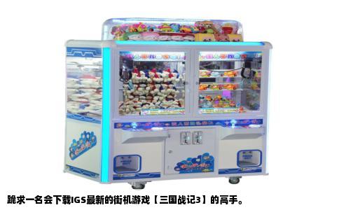 跪求一名会下载IGS最新的街机游戏【三国战记3】的高手。