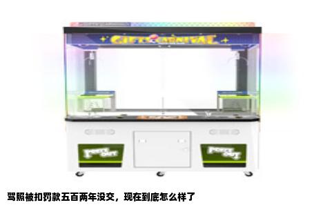 驾照被扣罚款五百两年没交，现在到底怎么样了