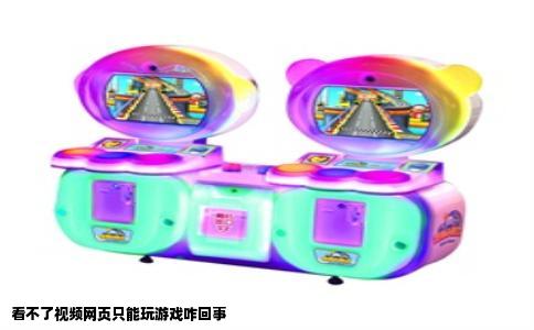 看不了视频网页只能玩游戏咋回事