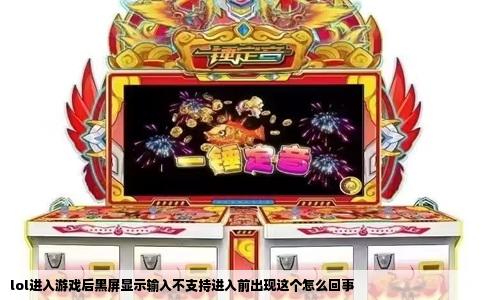 lol进入游戏后黑屏显示输入不支持进入前出现这个怎么回事