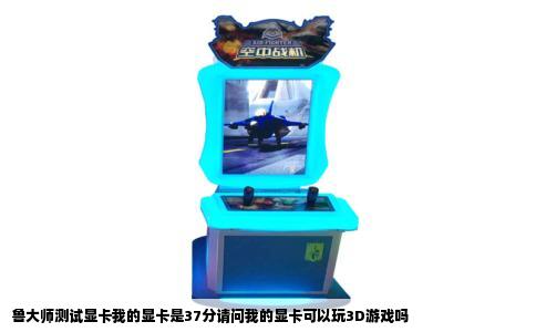 鲁大师测试显卡我的显卡是37分请问我的显卡可以玩3D游戏吗