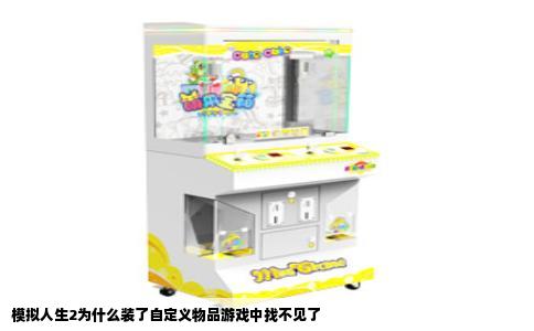 模拟人生2为什么装了自定义物品游戏中找不见了