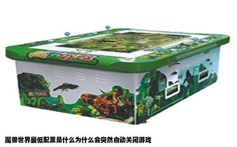 魔兽世界最低配置是什么为什么会突然自动关闭游戏