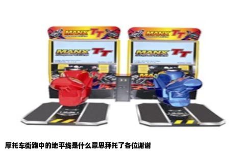 摩托车街跑中的地平线是什么意思拜托了各位谢谢