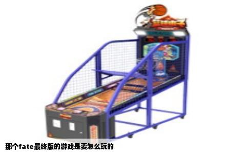 那个fate最终版的游戏是要怎么玩的