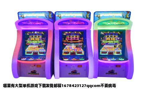 哪里有大型单机游戏下载发我邮箱1678423127qqcom不要病毒
