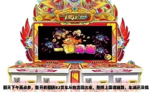 那天下午两点多，我开着那辆B2货车从物流园出来，刚拐上国道辅路，车速还没提起来，大概也就三十码左右。