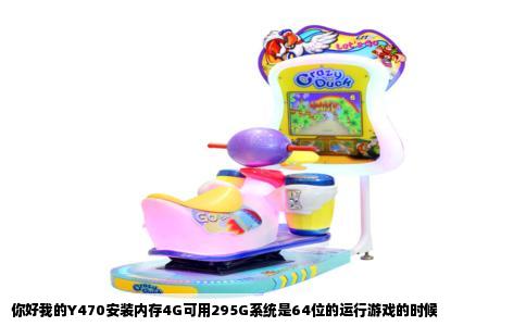 你好我的Y470安装内存4G可用295G系统是64位的运行游戏的时候