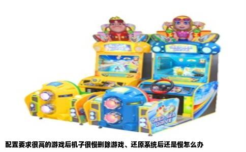 配置要求很高的游戏后机子很慢删除游戏、还原系统后还是慢怎么办