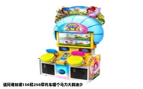 请问谁知道150和250摩托车哪个马力大耗油少