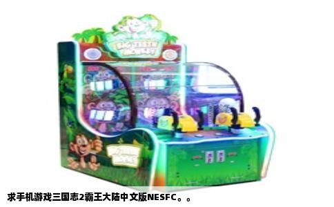 求手机游戏三国志2霸王大陆中文版NESFC。。