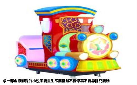 求一部虚拟游戏的小说不要重生不要穿越不要修真不要异能只要玩