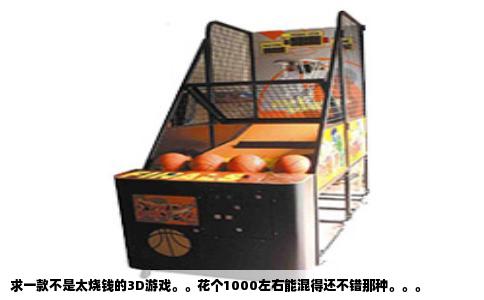求一款不是太烧钱的3D游戏。。花个1000左右能混得还不错那种。。。