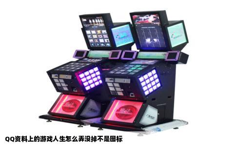 QQ资料上的游戏人生怎么弄没掉不是图标