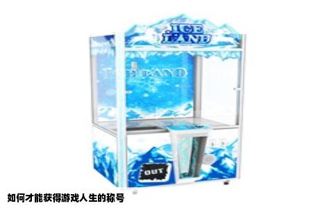 如何才能获得游戏人生的称号