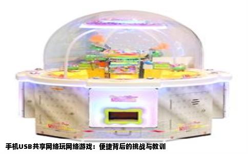 手机USB共享网络玩网络游戏：便捷背后的挑战与教训