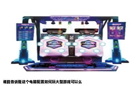 谁能告诉我这个电脑配置如何玩大型游戏可以么