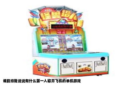 谁能给我说说有什么第一人称开飞机的单机游戏