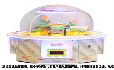 玩盗版还是买正版，这个争论在PC游戏圈里从来没停过。打开贴吧或者论坛，总能看到类似的帖子：一边是“我穷我有理”的盗版党，一边是“支持正版人人有责”的正版侠，两边吵得不可开交。说实话，这事没那么简单，背后牵扯的不仅是钱的问题，还有整个游戏市场的变化和个人的选择困境。
