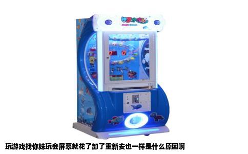 玩游戏找你妹玩会屏幕就花了卸了重新安也一样是什么原因啊