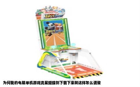 为何我的电脑单机游戏流星蝴蝶剑下载下来就这样怎么调整