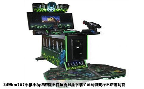 为啥bm707手机手柄进游戏不能玩而且我下载了葡萄游戏厅不进游戏能