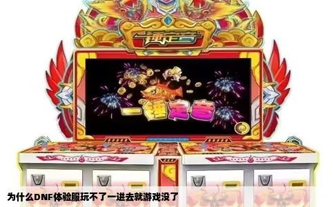 为什么DNF体验服玩不了一进去就游戏没了