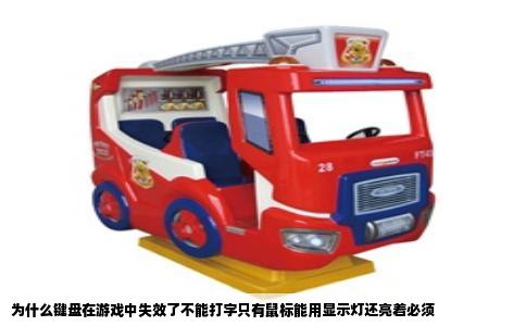 为什么键盘在游戏中失效了不能打字只有鼠标能用显示灯还亮着必须