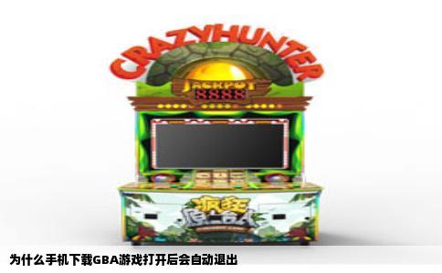 为什么手机下载GBA游戏打开后会自动退出