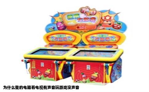 为什么我的电脑看电视有声音玩游戏没声音