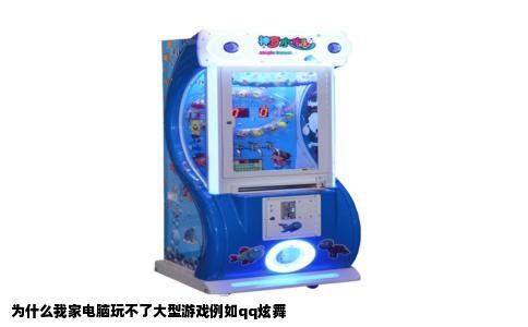 为什么我家电脑玩不了大型游戏例如qq炫舞