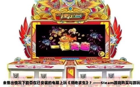 未售出情况下能否在已安装的电脑上玩《绝地求生》？——Steam游戏购买与游玩机制的探讨