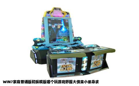 WIN7家庭普通版和旗舰版哪个玩游戏舒服大侠来小弟急求