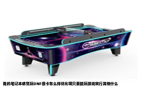 我的笔记本感觉玩DNF很卡怎么样优化呢只要能玩游戏就行其他什么