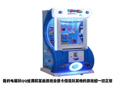 我的电脑玩QQ炫舞和某些游戏会很卡但是玩其他的游戏却一切正常