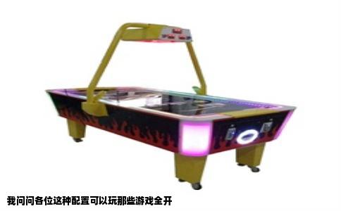 我问问各位这种配置可以玩那些游戏全开