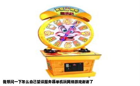 我想问一下怎么自己架设服务器单机玩网络游戏谢谢了