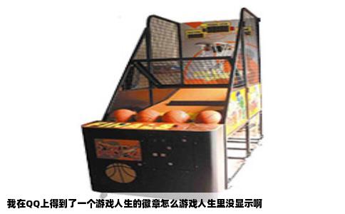 我在QQ上得到了一个游戏人生的徽章怎么游戏人生里没显示啊