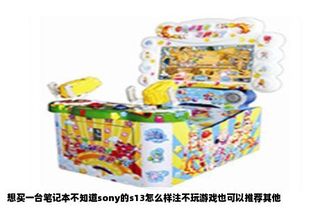 想买一台笔记本不知道sony的s13怎么样注不玩游戏也可以推荐其他
