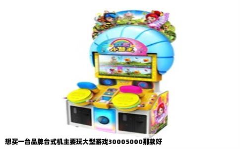 想买一台品牌台式机主要玩大型游戏30005000那款好